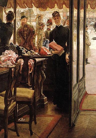 James Tissot The Shop Girl china oil painting image